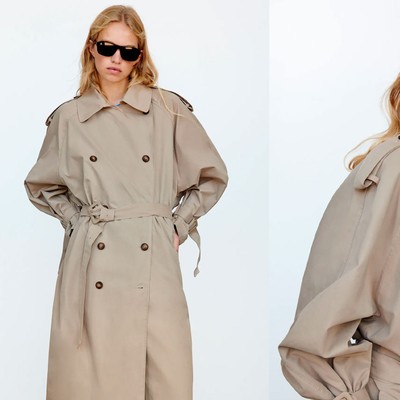 ASOS Edition Belted Slouchy Trench Coat