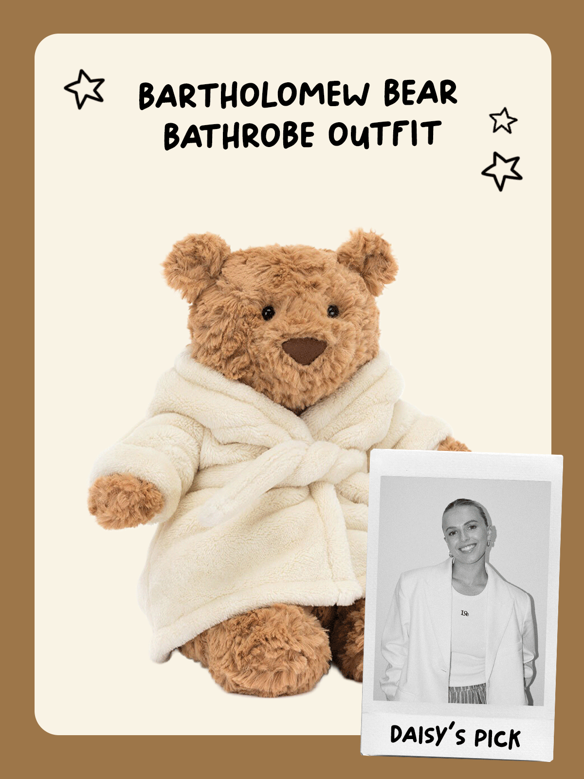 Bartholomew Bear Bathrobe Outfit