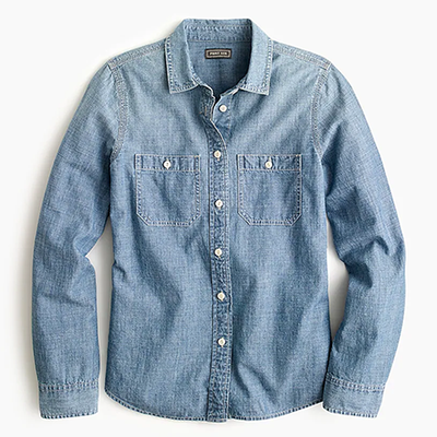 Button-Up Shirt in Japanese Denim from J.Crew