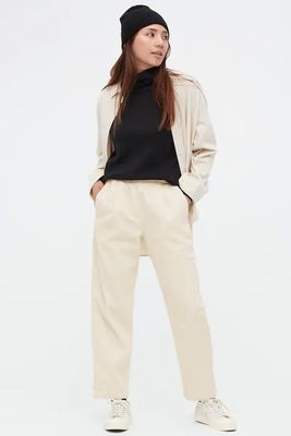 Corduroy Relaxed Fit Ankle Length Trousers from Uniqlo