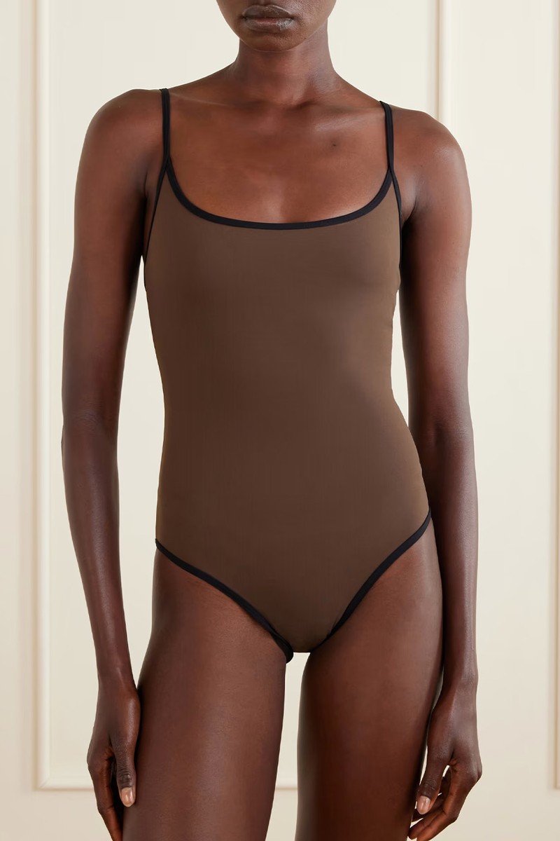 Two-Tone Swimsuit from Toteme