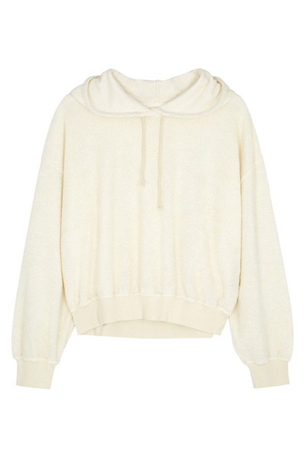 Cream Terrycloth Sweatshirt from American Vintage