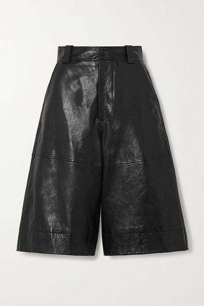 Leather Shorts from Ganni