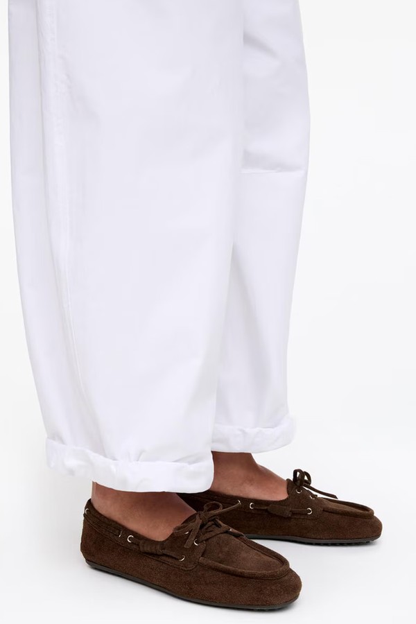 Split Suede Boat Shoes from ARKET