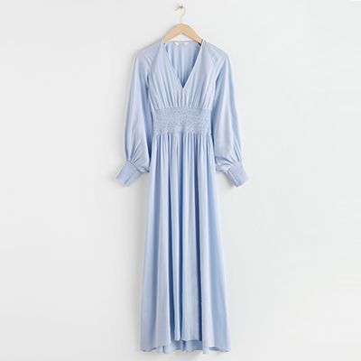 Smocked Waist Maxi Dress from & Other Stories
