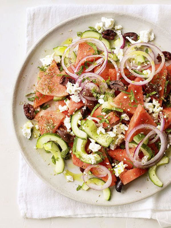 Watermelon Greek Feta Salad