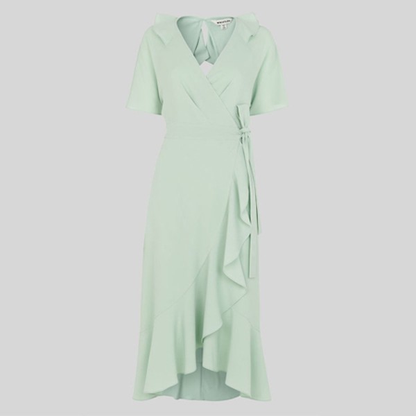 Abigail Frill Wrap Dress from Whistles