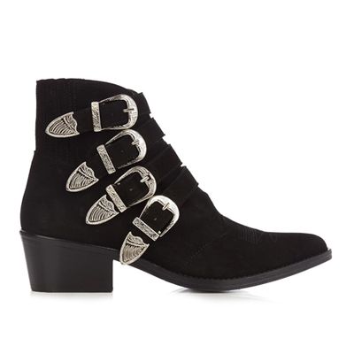 Buckle Suede Ankle Boots from Toga