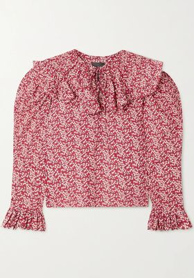 Red Floral Blouse from Horror Vacui