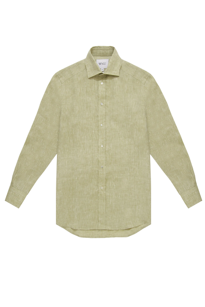 The Boyfriend Linen Shirt from With Nothing Underneath