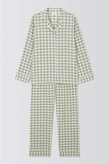 Gingham Brushed Cotton Pyjama Set from John Lewis