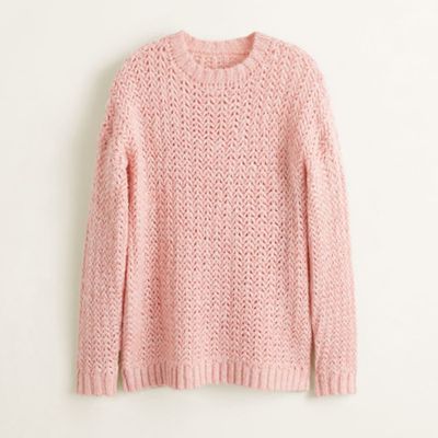 Herringbone Knit Sweater from Mango