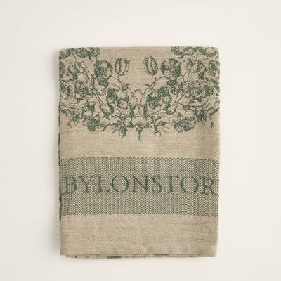 Wreath Linen Tea Towel from The Newt In Somerset