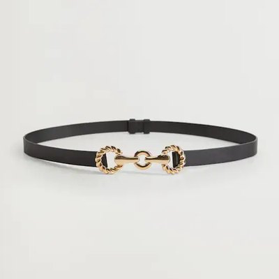 Double Buckle Belt from Mango