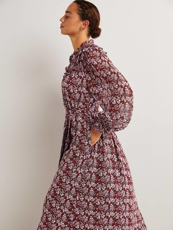 Ruffle Yoke Midi Shirt Dress, £63 (was £150)