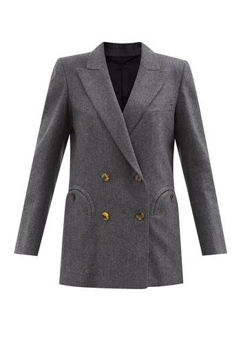  Nahlin Everday Double-Breasted Wool Blazer from Blaze Milano