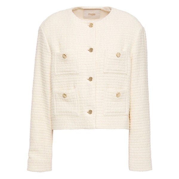Cotton-Tweed Jacket from Maje