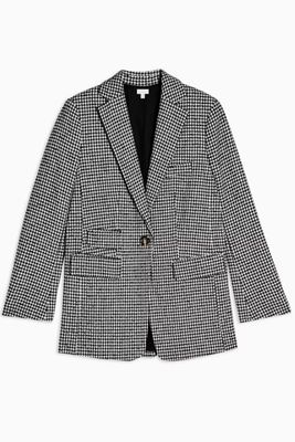 Houndstooth Single Breasted Blazer from Topshop