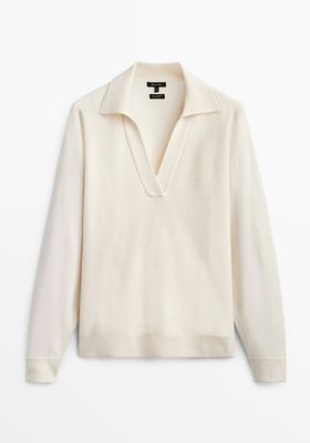 Cashmere Collared Knit from Massimo Dutti