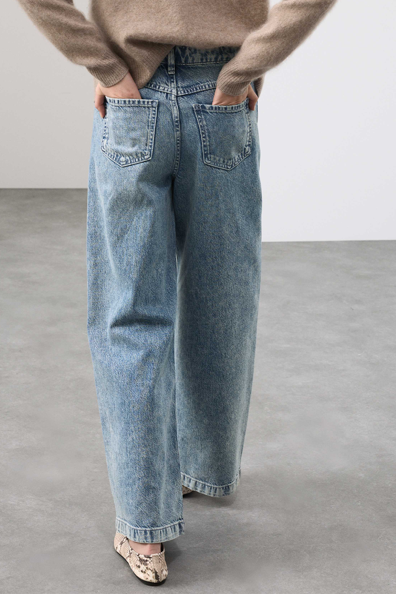 High Waisted Wide Leg Jeans from Autograph