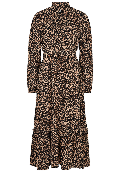 Antoinette Leopard-Print Midi Dress from Baum Und Pferdgarten