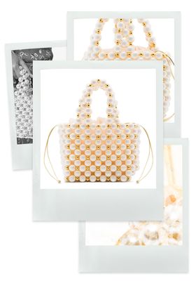Reveries Pearl-Embellished Mini Bag from Vanina