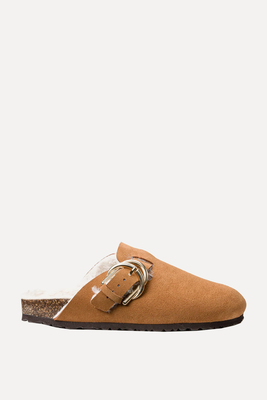 Suede Clog Mules from La Redoute