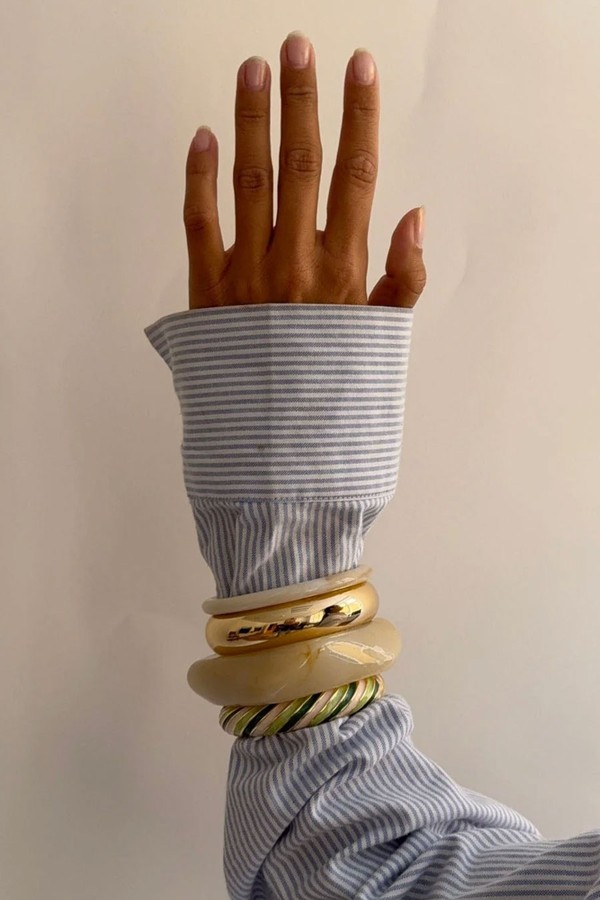 Eivora Striped Bangle