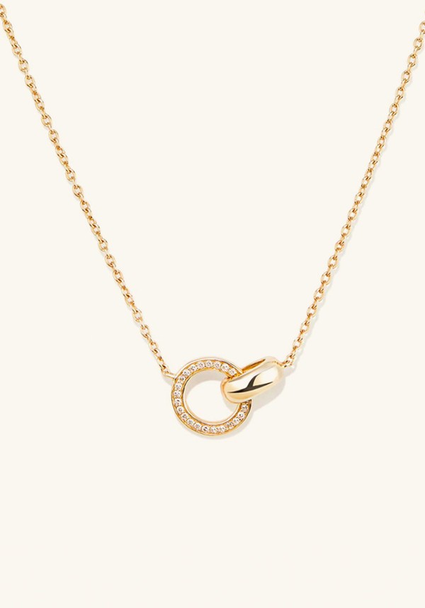 Pavé Diamond Linked Necklace