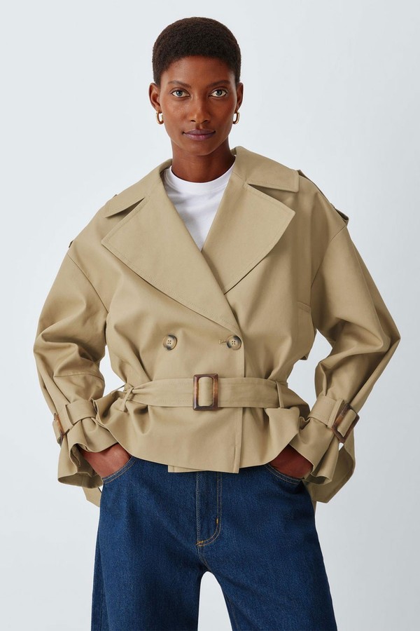 Double Breasted Short Trench Coat from John Lewis