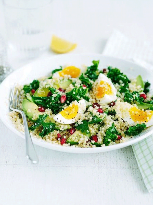 Egg, Quinoa & Kale Salad