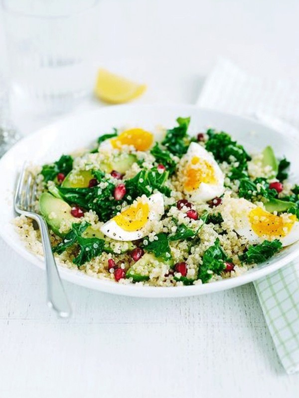 Egg, Quinoa & Kale Salad