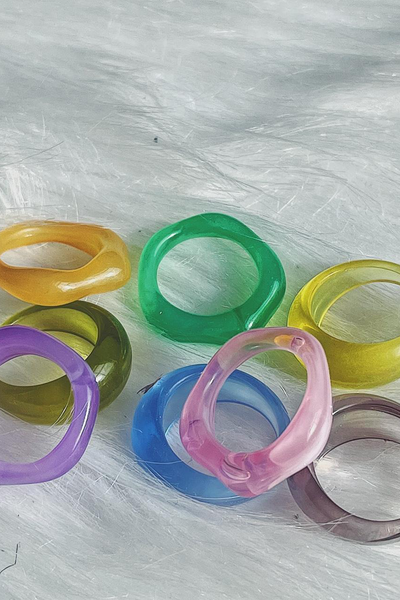 Resin Ring Set from All Groovy Baby