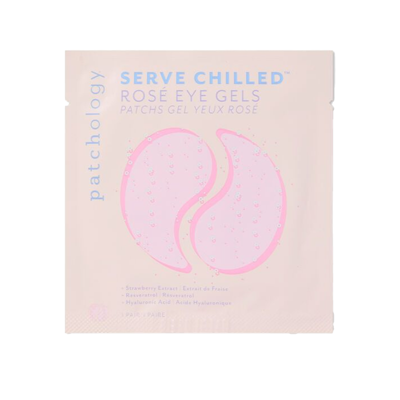 Serve Chilled Rosé Eye Gels from Patchology