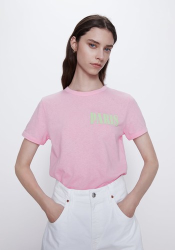 Slogan T-Shirt from Zara