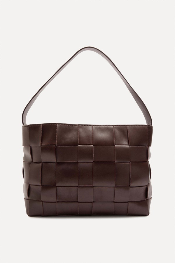 Woven Mini Leather Tote from St. Agni