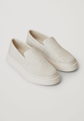 Linen Slip-On Sneakers from COS