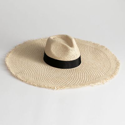 Raw Edge Straw Hat from & Other Stories