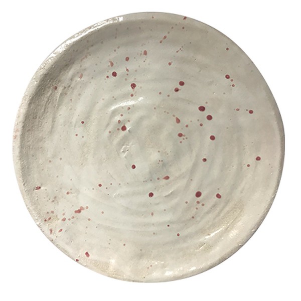 Large Pink Splatter Plate from Edit58 X Kana London