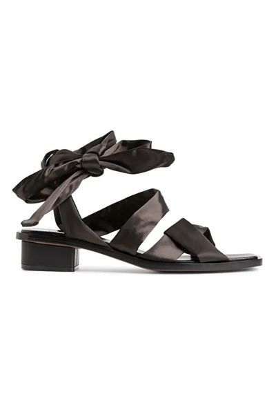 Satin-Strap Leather Sandals from ARKET