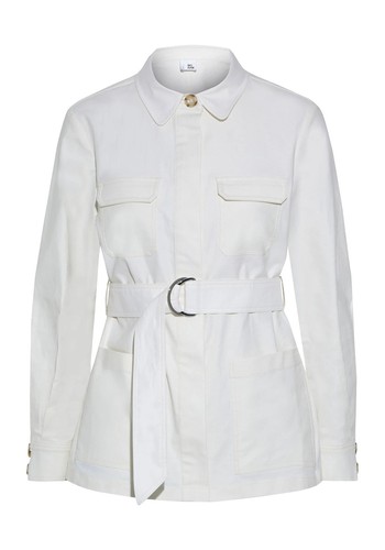 Elena Belted Cotton-Blend Drill Jacket from Iris & Ink