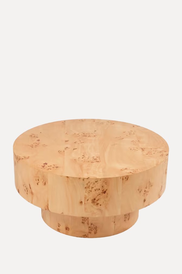 Burl Round Coffee Table from John Lewis