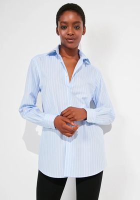 Striped Poplin Shirt from With Nothing Underneath