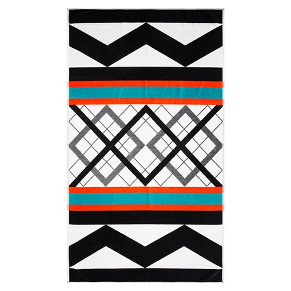 Geo Stripe Beach Towel