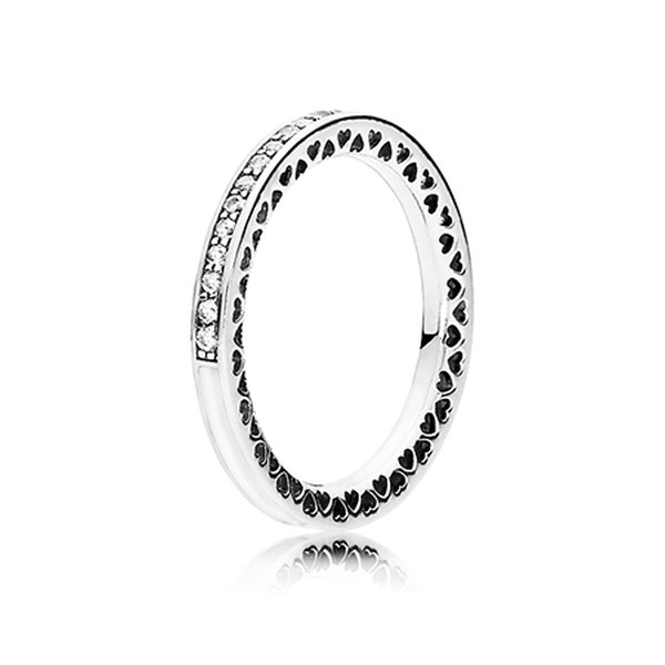 Radiant Hearts PANDORA Ring