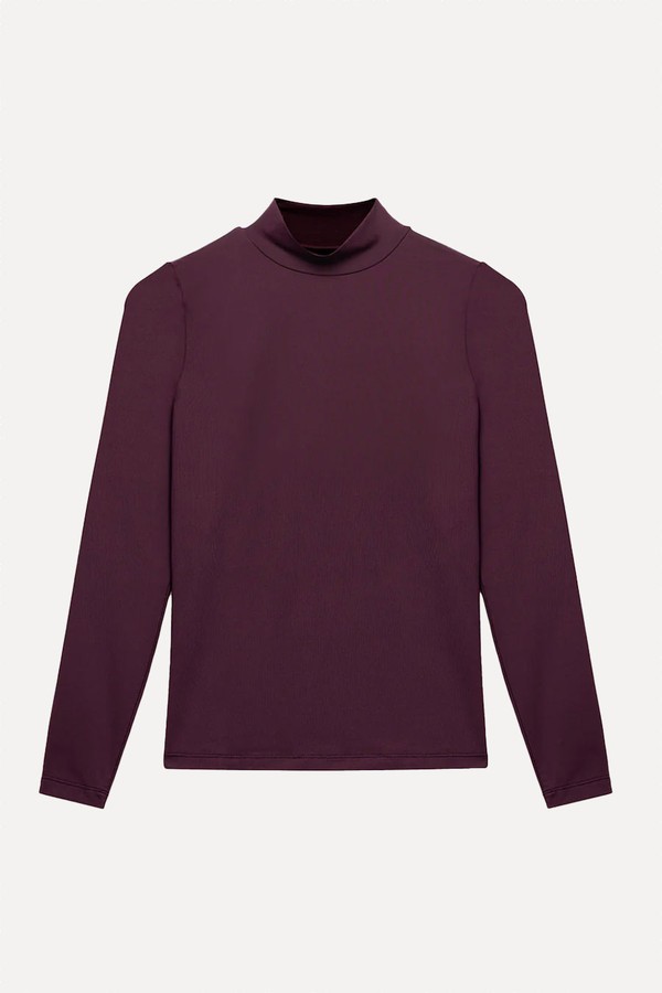 High Neck Basic Top from Mint Velvet