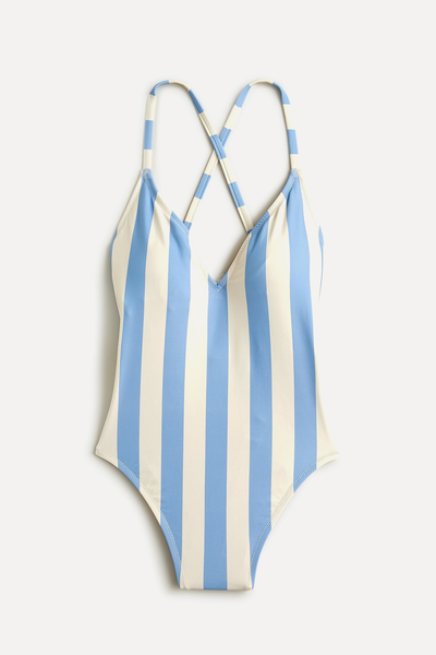 Cross-Back One-Piece Swimsuit from J.Crew
