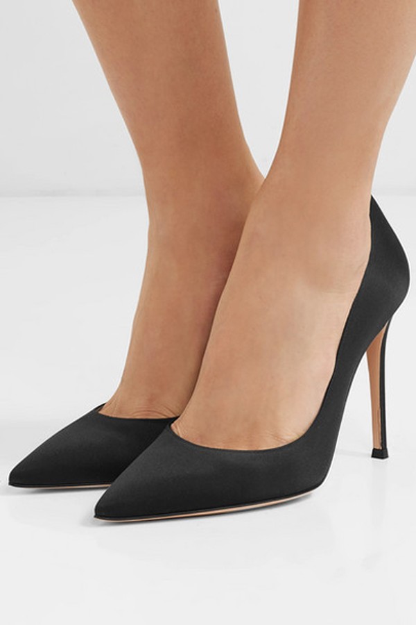 105 Satin Pumps from Gianvito Rossi