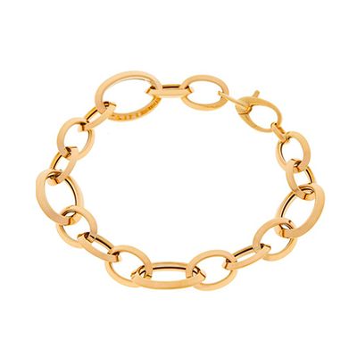 9CT Yellow Gold Stations Bracelet