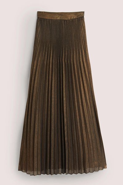 Pleated Party Maxi Skirt from Boden